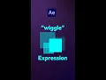 The Wiggle Expression in After Effects