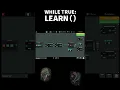 while True learn - Optimization