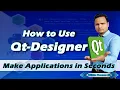 How to use Qt Designer PyQt5 Python GUI Tutorial CID