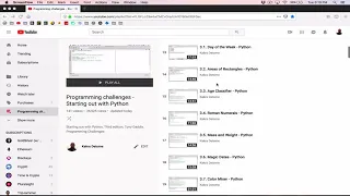 63 Try out chapter 3 Programming challenges - Learn Python