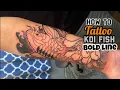 HOW TO TATTOO KOI FISH WITH BOLD LINE Tagalog