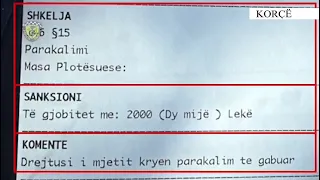 Policia Rrugore e Korçës monitorim intensiv, vendosen 946 masa administrative