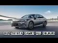 2025 Toyota Camry All Colours