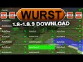 WURST CLIENT 1 8 1 8 9 FOR MINECRAFT JAVA EDITION