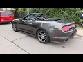 2017 Ford Mustang Ecoboost Convertible startup engine and in-depth tour