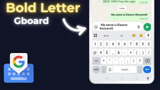How To Type Bold Letters In Google Keyboard