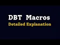 DBT Macros DBT Macro Example DBT Data Build Tool s Macros Real Time Use Cases