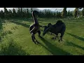Therizinosaurus stabs its claws through Giga s head