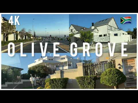 Download MP3 Stunning houses in Olive Grove | Somerset West | Cape Town [4K] Driving Video | 🇿🇦