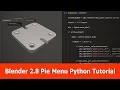 Blender 2 8 Pie Menu Python Tutorial