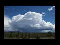 June thunderstorm Looking at Redmond Oregon and Smith Rock