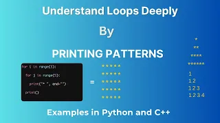 Master Loops By Printing Patterns For loops Explained Visually Beginner to Pro Python and C