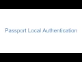 Complete NodeJs App Authentication With Passport Local
