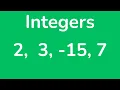 Integers Explained