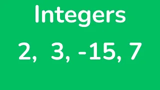 Integers Explained