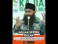 Download Lagu MALAM SERIBU BULAN  -  USTADZ SYAFIQ RIZA BASALAMAH  #shorts