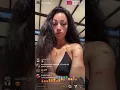 Bhadbhabie has a nip silp on live