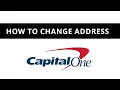 Capital One - how to change address