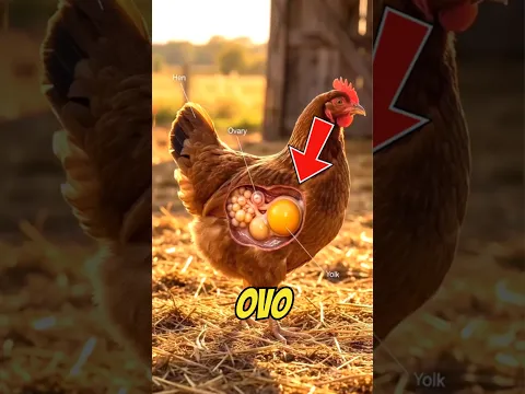 Olha o que acontece com o OVO ANTES de SAIR da GALINHA! 😱