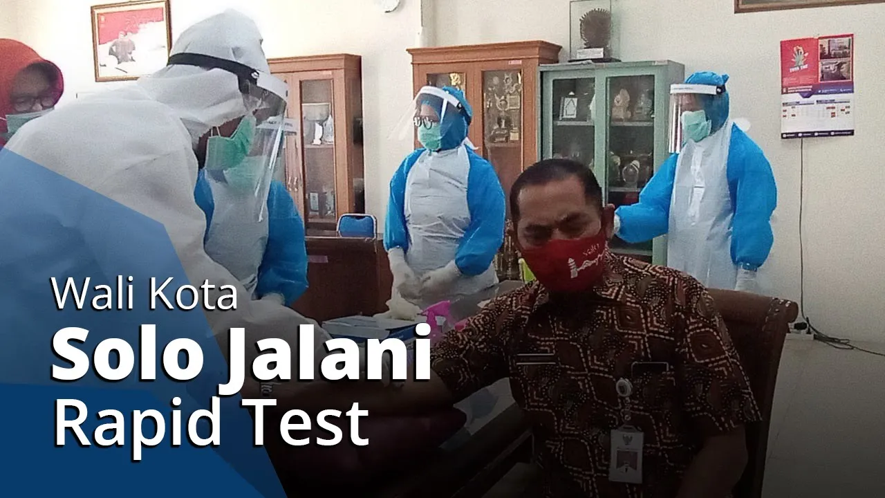 SEMARANG, KOMPAS.TV - Kota Semarang dan Solo akan menjadi prioritas rapid test virus corona di Jawa . 
