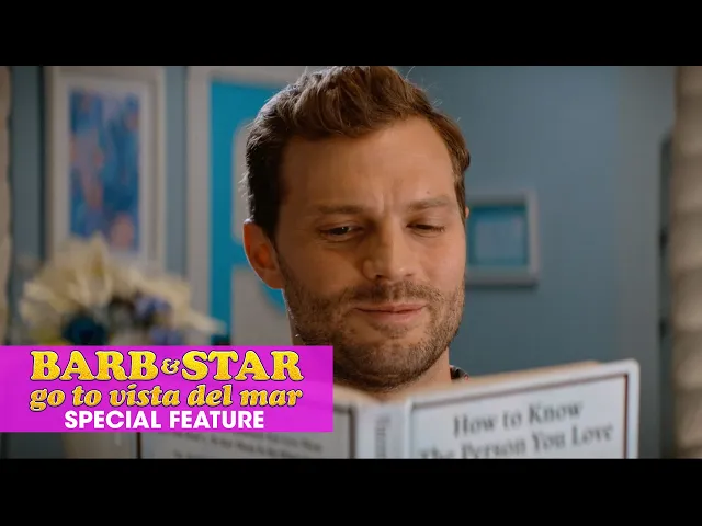 Barb & Star Go To Vista Del Mar (2021 Movie) Special Features “Casting of Jamie Dornan”