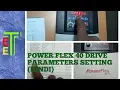 HOW TO SET PARAMETERS OF AC DRIVE POWER FLEX 40-ALLEN BRADLEY