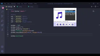 How to Build a music player using Python Tkinter GUI