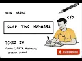 Swap Two Numbers without a Temporary Variable Explained Step-by-Step Pen Paper