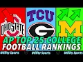 Freshly Released AP 25 College Football Rankings l Michigan stuns Ohio State and USC climbs