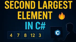 Find Second Largest Element in C Most Optimized DSA Solution for Coding Interviews
