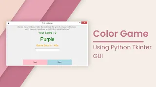Color Game Using Python Tkinter Tkinter Project
