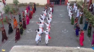 lezim dance on nashik dhol hangarga lezim zp school
