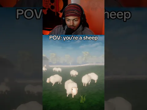 POV: you’re a sheep💀 #gaming #horrorgaming #shortsfeed