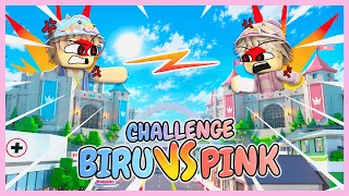ACIL & BOBA Challenge Biru Dan PINK DI Brookhaven - Roblox Indonesia