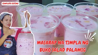 MASARAP NA TIMPLA NG BUKO SALAD PALAMIG PANG NEGOSYO | Complete Costing | Tipid Tips atbp