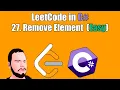 LeetCode in C 27 - Remove Element