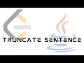 LeetCode 1816 Truncate Sentence Solution in JAVA