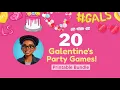 Galentine s Day Games Bundle 20 Print Play Party Games
