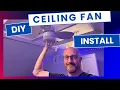 DIY Fan Install Honeywell Ceiling Fan Replacement I ll Show What It Takes