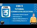 Combinator Selectors in CSS Descendant Child Selector Adjacent Sibling General Selector