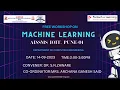Webinar on Machine Learning AISSMS IOIT MLproject Pantech eLearning
