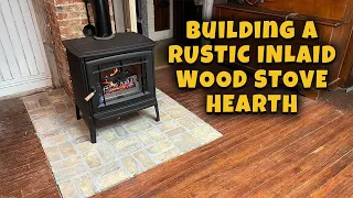 Building a DIY Wood Stove Hearth - Farmhouse Adventures