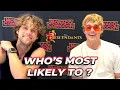Mitchell Hope Jedidiah Goodacre Descendants play Who s Most Likely