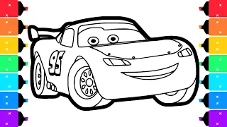 Coloring Lightning Mcqueen Coloring Pages Disney Pixar Cars