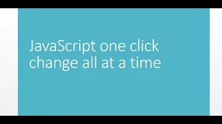 onclick JavaScript Easy Bangla Tutorial