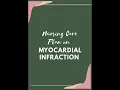 NCP ON MYOCARDIAL INFRACTION Nursingdecode