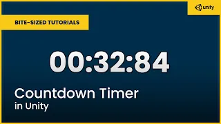 Timer in Unity Bite-Sized Tutorials