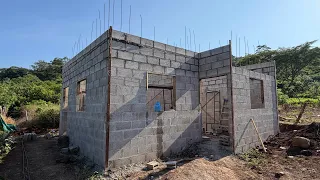 Dia 11🏠 Más avances de construcción de la NUEVA CASA de los abuelitos don Feliciano y doña María 