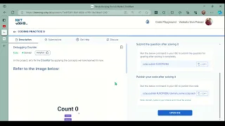 CODING PRACTICE 9 Debugging Counter