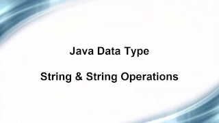 Selenium Java Webdriver - Java Data Type String